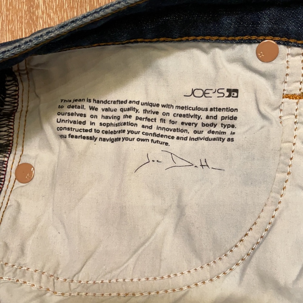 Joe’s Collector’s Edition The Smith Size 28 - Picture 4 of 10